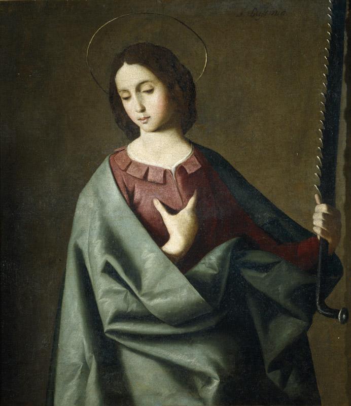 Zurbaran, Francisco de-Santa Eufemia-83 cm x 73 cm