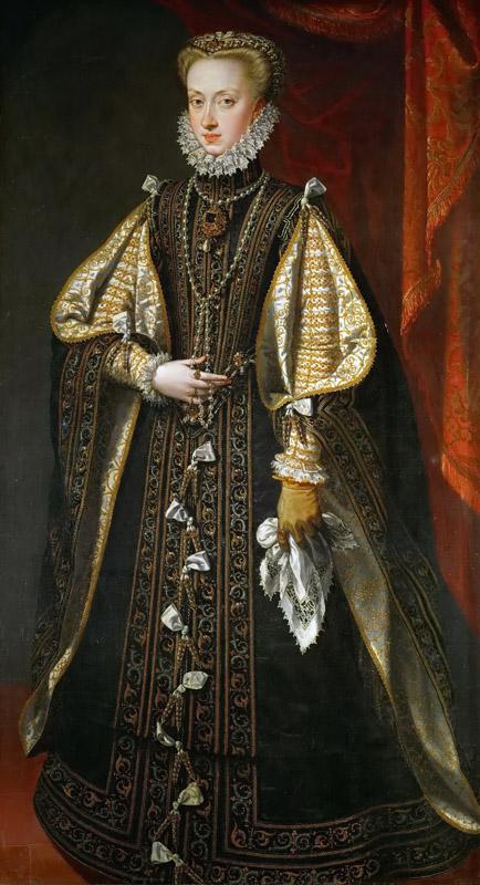 lonso Sanchez Coello (c. 1531-1588) -- Archduchess Anna of Austria